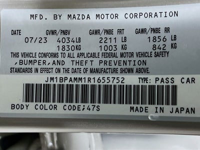 2024 Mazda Mazda3 2.5 S Premium Package