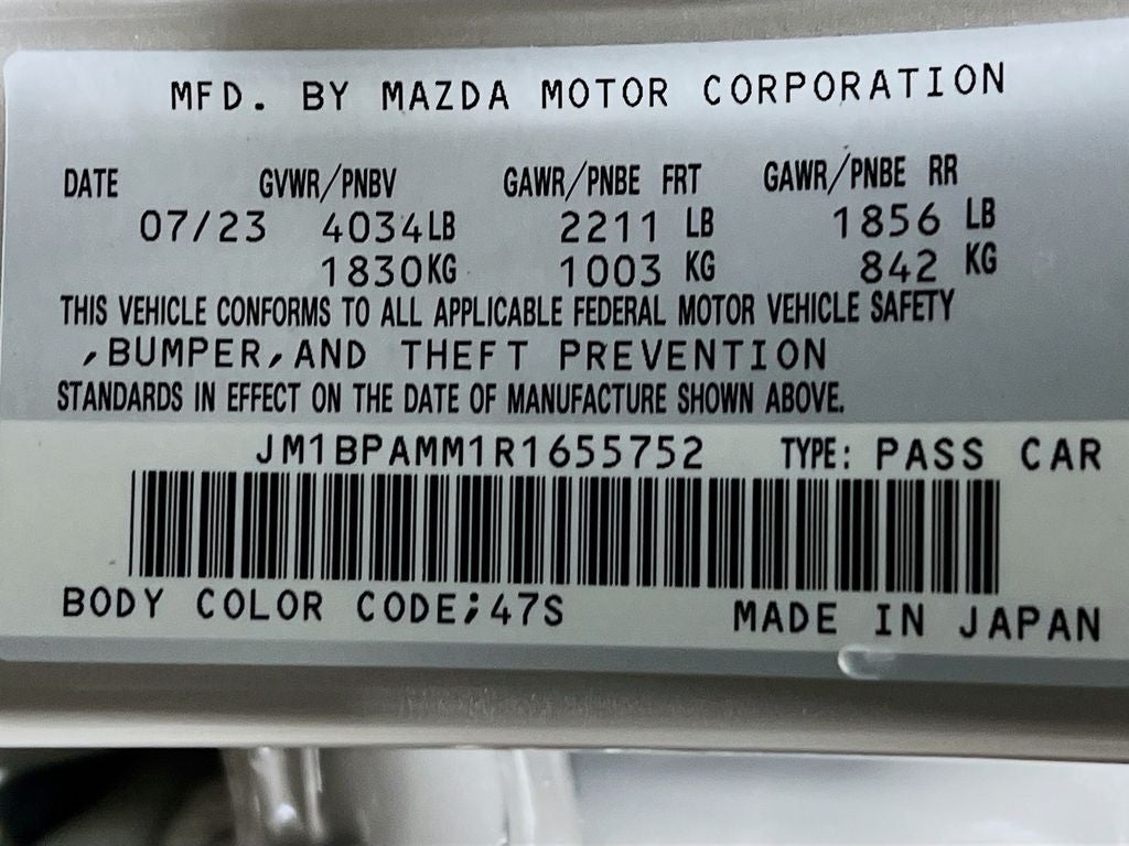 2024 Mazda Mazda3 2.5 S Premium Package