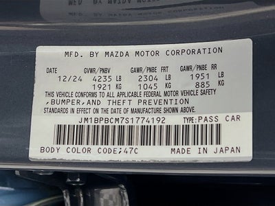 2025 Mazda Mazda3 2.5 S Carbon Edition