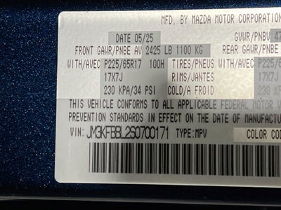 2025 Mazda Mazda CX-5 2.5 S Select Package