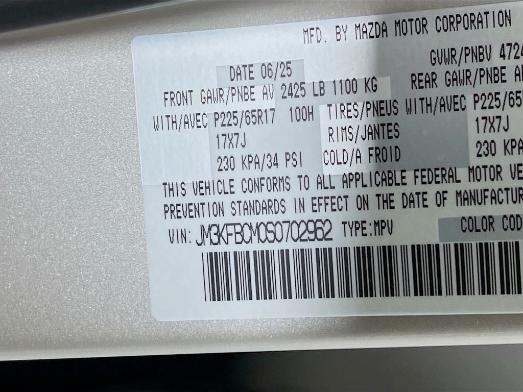 2025 Mazda Mazda CX-5 2.5 S Preferred Package