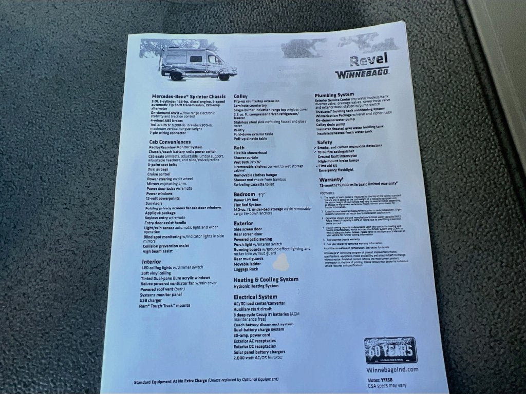 2018 Winnebago Revel 2019 44E