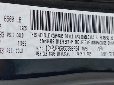 2016 Jeep Grand Cherokee Laredo