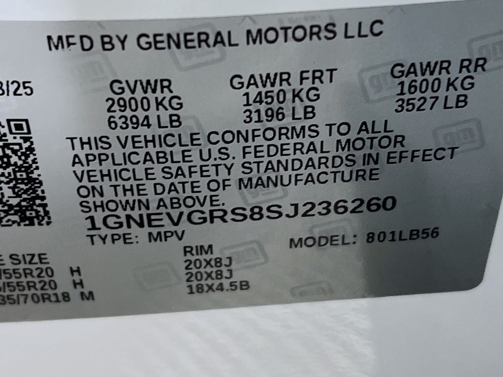 2025 Chevrolet Traverse LT 2LT
