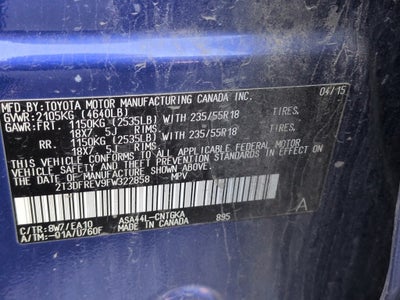 2015 Toyota RAV4 Limited