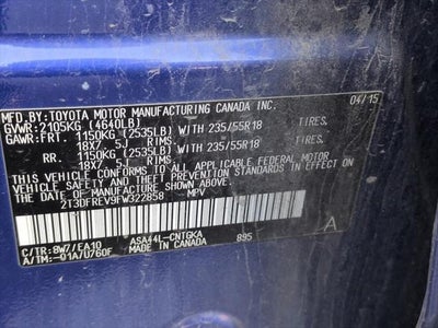 2015 Toyota RAV4 Limited