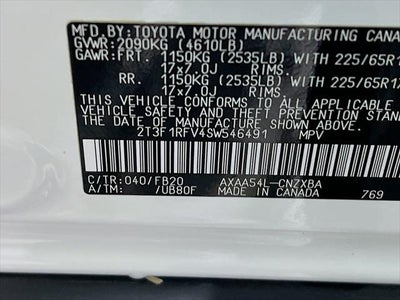 2025 Toyota RAV4 LE
