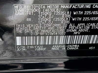 2025 Toyota RAV4 XLE