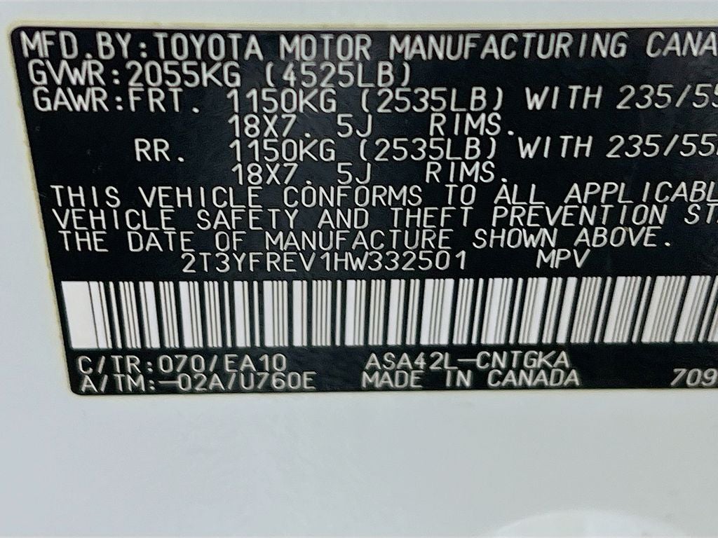 2017 Toyota RAV4 Limited