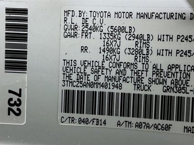 2021 Toyota Tacoma SR V6