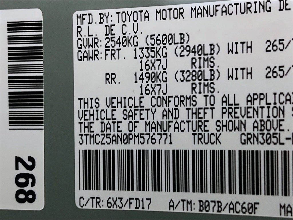 2023 Toyota Tacoma TRD Off-Road V6