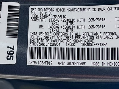 2020 Toyota Tacoma TRD Off-Road V6