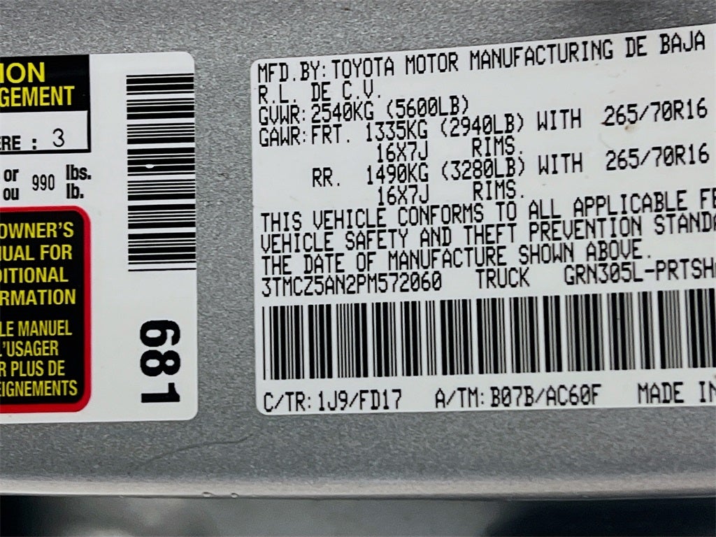 2023 Toyota Tacoma TRD Off-Road V6