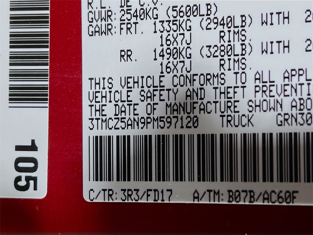 2023 Toyota Tacoma TRD Off-Road V6