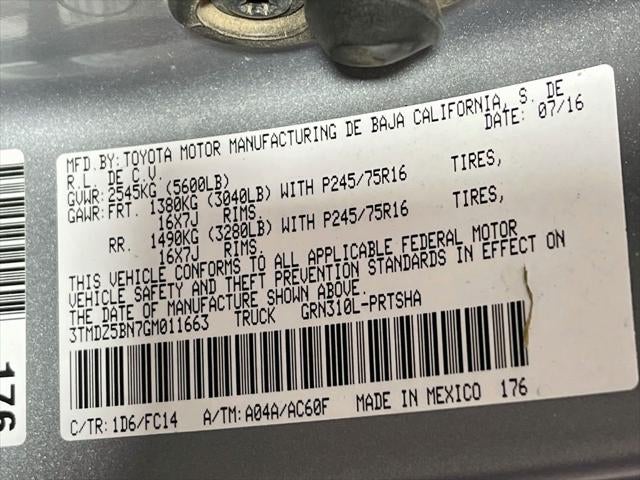 2016 Toyota Tacoma SR5 V6