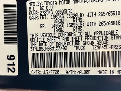 2025 Toyota Tacoma SR5