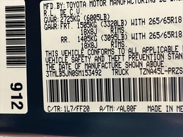 2025 Toyota Tacoma SR5