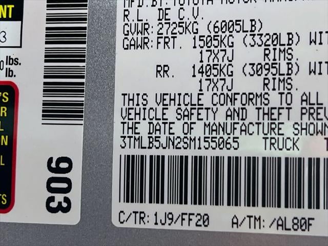 2025 Toyota Tacoma SR5