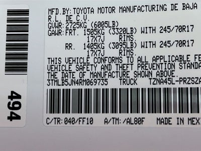 2024 Toyota Tacoma SR5