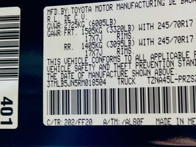 2024 Toyota Tacoma SR5