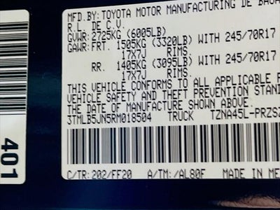 2024 Toyota Tacoma SR5