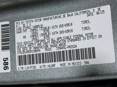 2025 Toyota Tacoma SR5