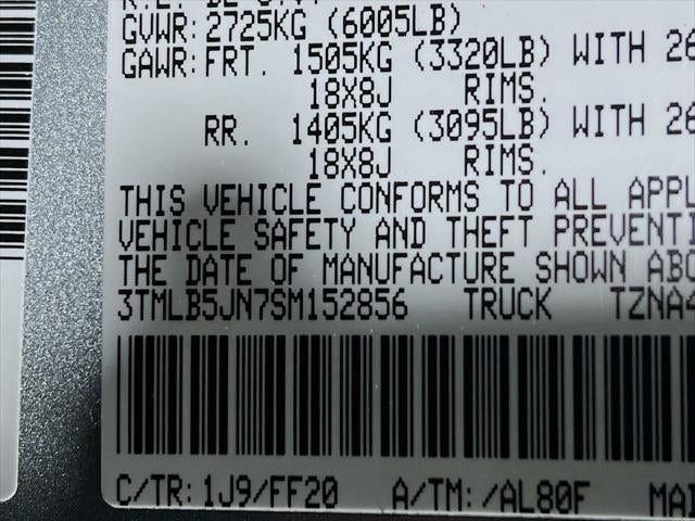2025 Toyota Tacoma SR5