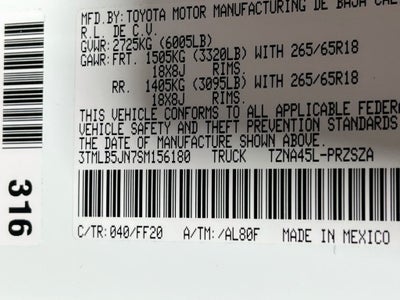 2025 Toyota Tacoma SR5