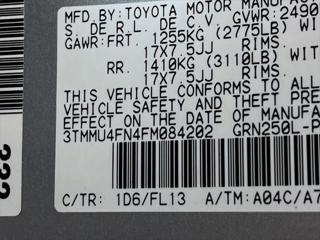 2015 Toyota Tacoma Base V6