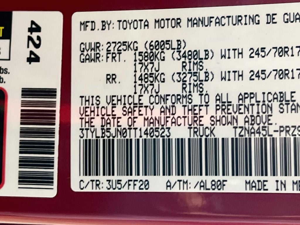 2026 Toyota Tacoma SR5