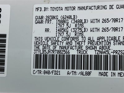 2024 Toyota Tacoma TRD Off-Road