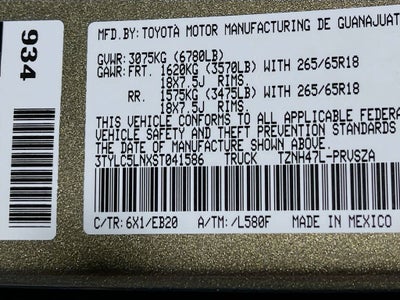 2025 Toyota Tacoma Hybrid Limited