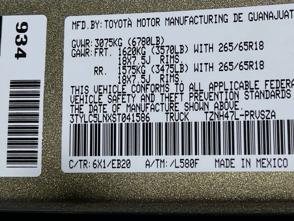 2025 Toyota Tacoma Hybrid Limited