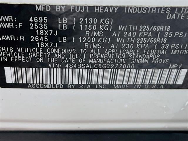 2016 Subaru Outback 2.5i Limited