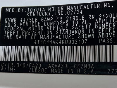 2024 Toyota Camry LE