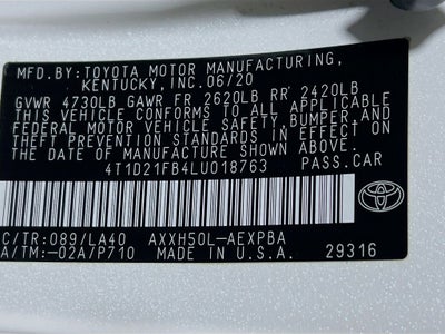 2020 Toyota Avalon Hybrid Limited