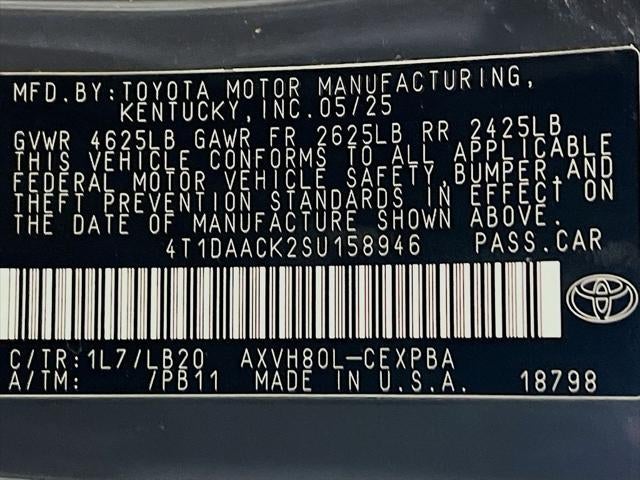 2025 Toyota Camry XSE