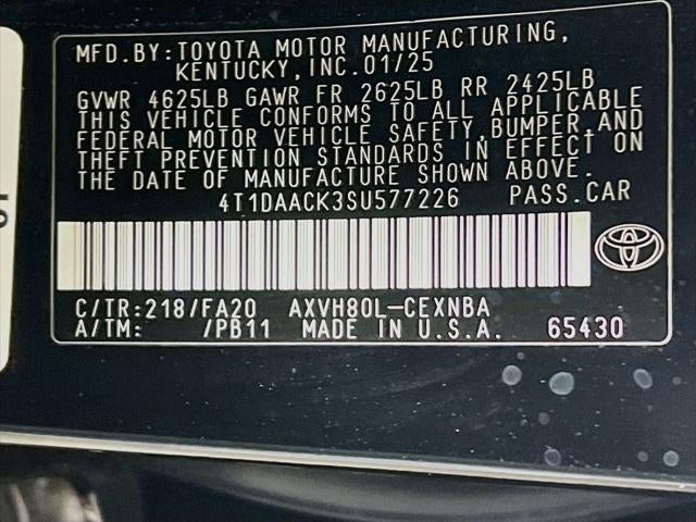 2025 Toyota Camry LE