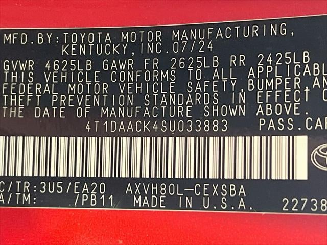 2025 Toyota Camry SE