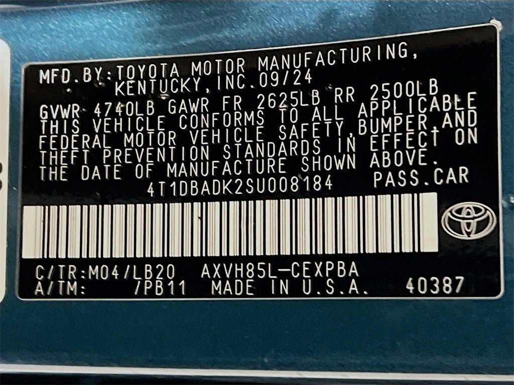 2025 Toyota Camry XSE