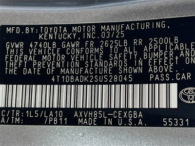 2025 Toyota Camry XLE