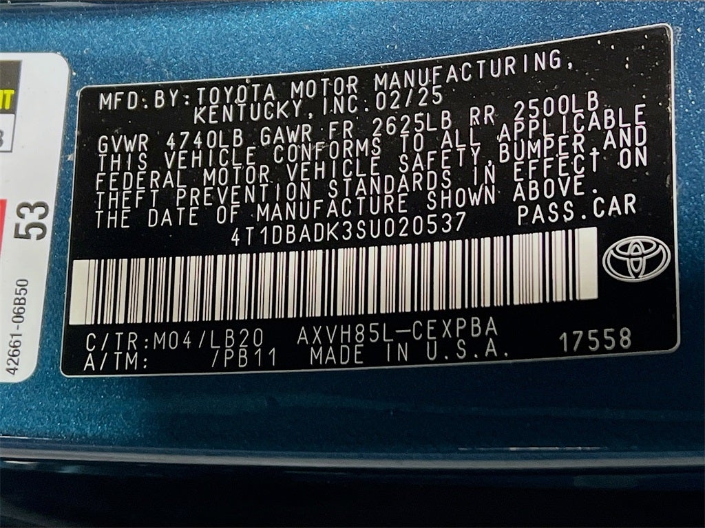 2025 Toyota Camry XSE