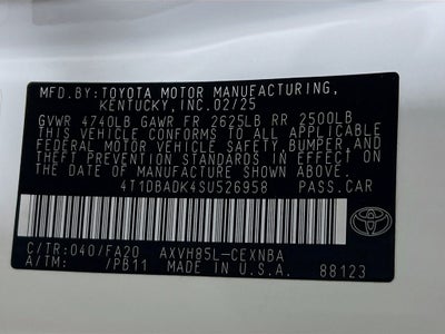 2025 Toyota Camry LE