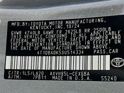 2025 Toyota Camry XLE
