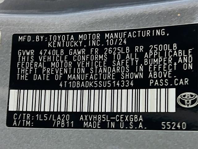 2025 Toyota Camry XLE