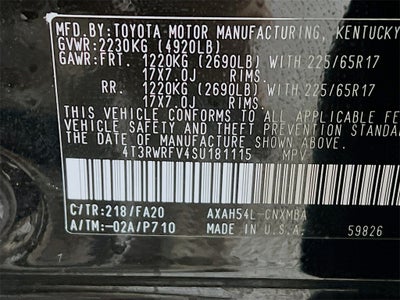 2025 Toyota RAV4 Hybrid XLE