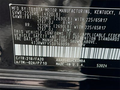 2025 Toyota RAV4 Hybrid XLE