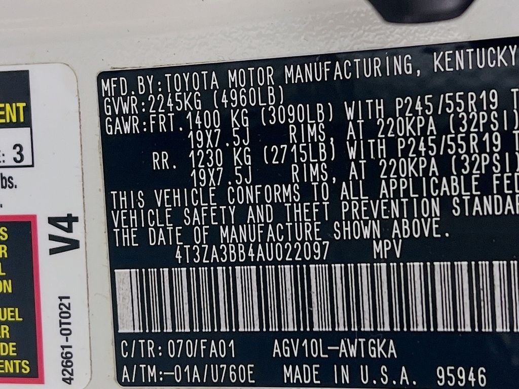 2010 Toyota Venza Base