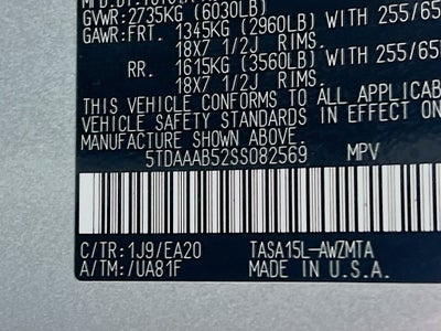 2025 Toyota Grand Highlander XLE