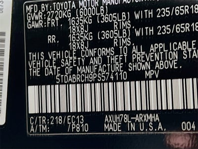 2023 Toyota Highlander Hybrid Bronze Edition